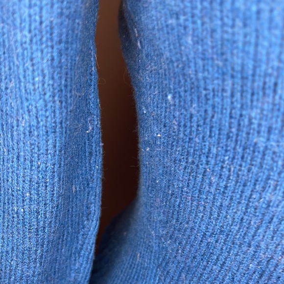 Moda international size S navy blue sweater dress - Picture 8 of 8